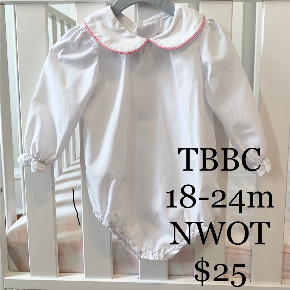 🚫 SOLD 🚫 TBBC Peter Pan collar onesie
